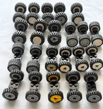 Lego 1/2+ Lb Pound 9.0 oz Matched Wheels/Tires/Axles Cars Trucks Medium Size V2