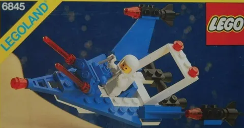 LEGO Space: Cosmic Charger (6845) spaceship vintage space blue white 1980s