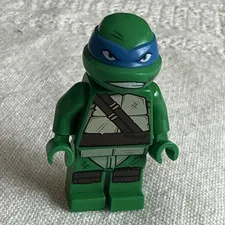 LEGO Teenage Mutant Ninja Turtles Leonardo Minifigure Figure Blue Mask