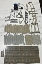 Vintage Lego Train Tracks 1980 Battery Control Parts Lot Of 200 Pieces Nice Add