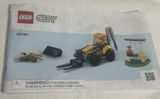 LEGO Instructions Only Set 60385 Construction Digger No Bricks Original