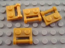 LEGO Lot of 4 Pearl Gold 1x2 Bar Handle Plates