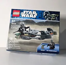 LEGO Star Wars 75436 Mandalorian & Grogu Speeder Bike 58 pcs Ages 6+