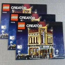 LEGO Creator Expert Palace Cinema (10232) Replacement MANUALS ONLY Books 1-3 SET