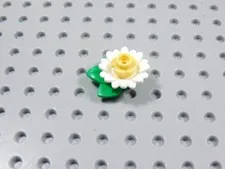 LEGO White w/ Yellow Flower Pants Minifig BI