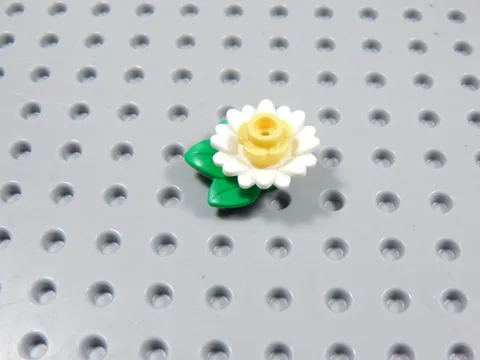 LEGO White w/ Yellow Flower Pants Minifig BI