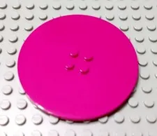 LEGO Magenta Friends 8x8 Round Plate Piece