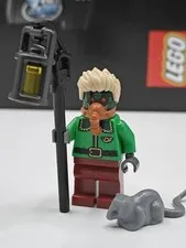 NEW LEGO DC Comics Ratcatcher Minifigure Classic Batman Villain Otis Flannegan