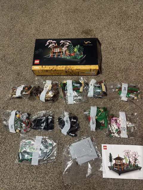 LEGO Tranquil Garden 10315 Complete Set