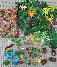 LEGO Huge Lot of Trees Plants Shrubs Leaves Bushes Flowers Foliage: Wide Variety