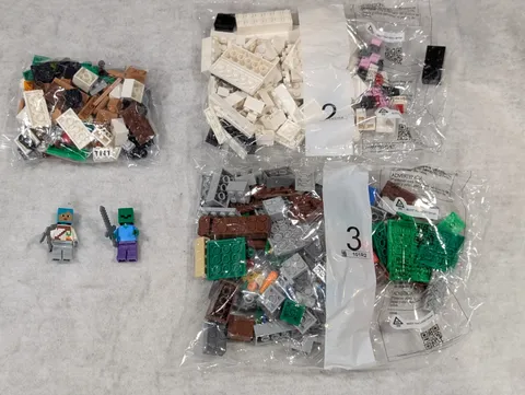 Lego Minecraft Set 21181 The Rabbit Ranch Complete all Parts Minifigures No Inst