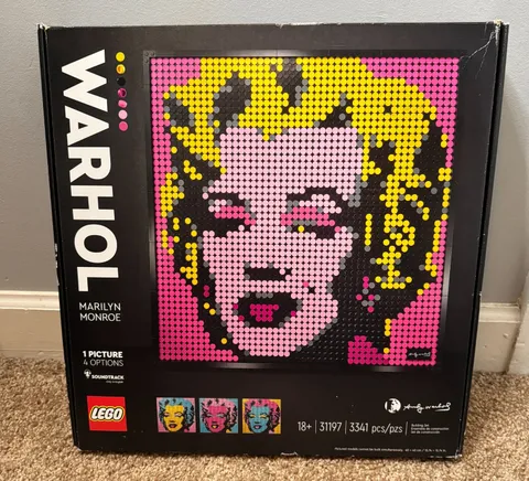 LEGO Art: Andy Warhol's Marilyn Monroe (31197) Factory Sealed Retired