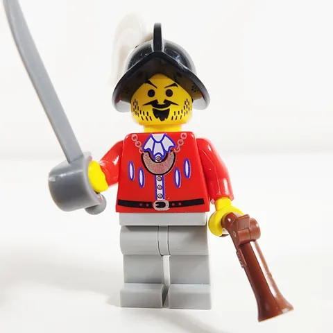 Lego Captain Minifigure Red Pirates Imperial Armada 6280 6204 6291 pi016
