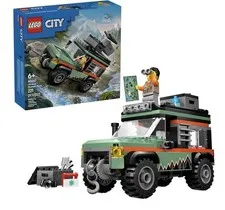 LEGO City Off-Road - 4x4 Toy Mountain Truck - Construction Toy Set for Boys, B