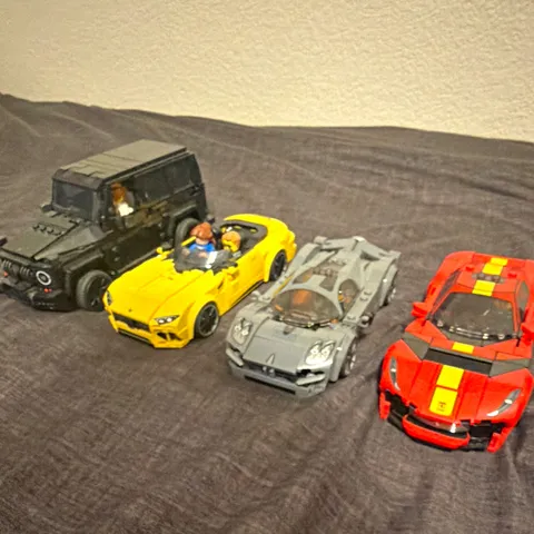 LEGO Lot of 4 speed champions cars