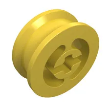 5x LEGO® Part 3482 - Wheel with Split Axle Hole