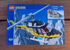 Vintage Lego Instruction Manual 5542 Model Team Black Thunder Helicopter 1998