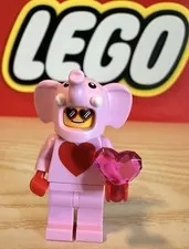 Lego Love Elephant Minifigure With Accessory