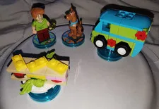LEGO Dimensions Scooby-Doo Team Pack 71206 Complete Shaggy Scooby 4 Toy Tags
