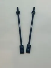 Lego 99784 Bar 12L W/1x2 Plate End Hollow Studs & 1x1 Round Plate End Dark Blue