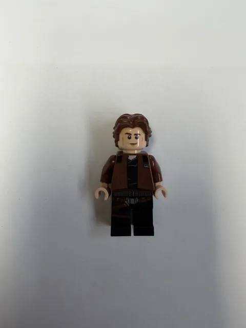 LEGO Star Wars Han Solo Minifigure Black Legs Brown Jacket sw0921 75212 75512
