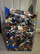 LEGO Bulk Lot 26 lbs Genuine Mixed Bricks Parts Pieces Plates Wheels Buy It Now