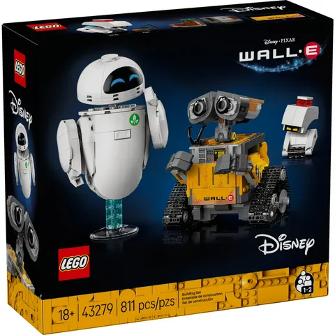 LEGO Disney & Pixar Wall-E & EVE Building Set for Adults, Ages 18+ - Home Office