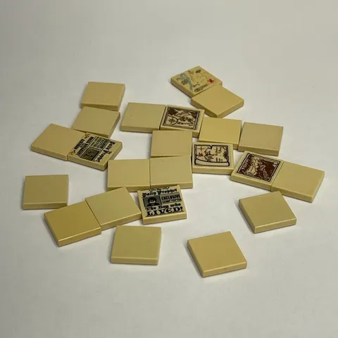 Lego 3068 Beige Replacement Parts Pieces Lot of 23