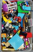 Lego Mix 12 lbs Lot Assorted Bricks Pieces Boat Bike Animals Plant Truck Weapons