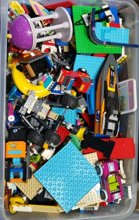 Lego Mix 12 lbs Lot Assorted Bricks Pieces Boat Bike Animals Plant Truck Weapons
