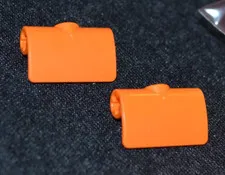 (2) 2x3 Orange Technic 2x3x1 Panel Bricks ~ New Lego Parts ~