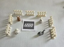 LEGO Animals x4 - Cat Baby Cub Kittens Bunny Rabbit FRIENDS