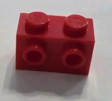 LEGO Parts Brick Modified 1x2 w/ Studs On One Side Red 11211