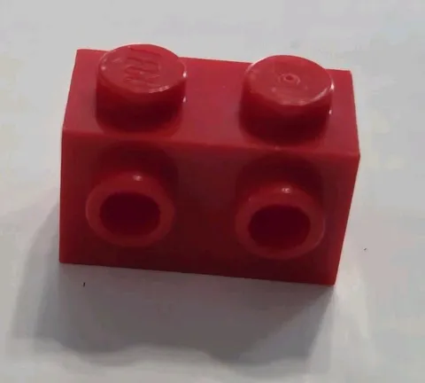 LEGO Parts Brick Modified 1x2 w/ Studs On One Side Red 11211