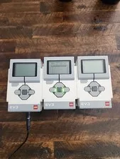 LOT OF (6)LEGO EV3 INTELLIGENT BRICKS MINDSTORM with 1 POWER ADAPTER