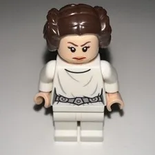 Lego Princess Leia 75229 White Dress Episode 4/5/6 Star Wars Minifigure New
