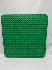 Lego DUPLO Base Peg Board Green Plate 24 x 24 Dots 15" X 15"