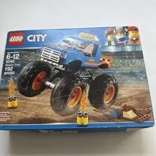 LEGO City Monster Truck 60180 Building Kit 192 Pieces Brand New