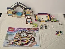 LEGO 41322 Snow Resort Ice Rink Friends Set Complete No Box