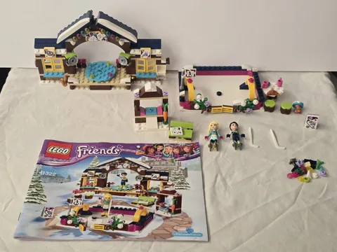 LEGO 41322 Snow Resort Ice Rink Friends Set Complete No Box