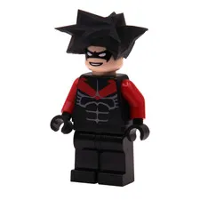 LEGO Batman 2006 Nightwing Red Suit Custom Minifigure PAD PRINTED Bat015 (7785)