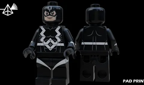 LEGO Marvel Black Bolt + Accessories custom minifigure by Spectrum