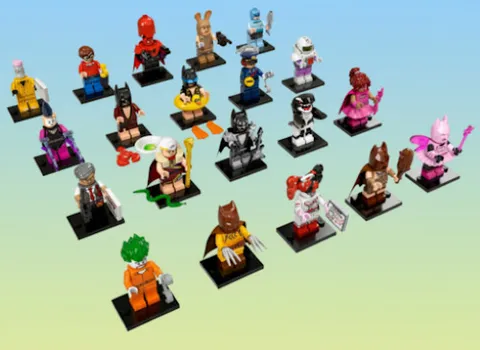 LEGO 71017 Batman Movie Series 1 Complete Set of 20 Minifigures