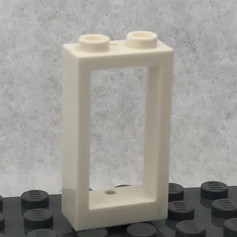 LEGO 60593 White Window 1 x 2 x 3 Flat Front (x1)