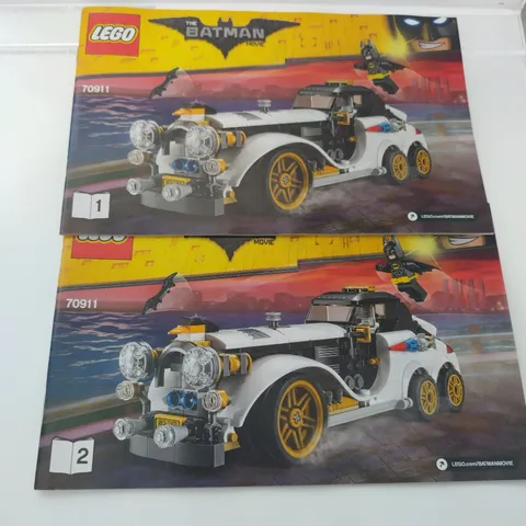 LEGO DC Batman Booklet Book Instructions Only 70911 Two Faced Car