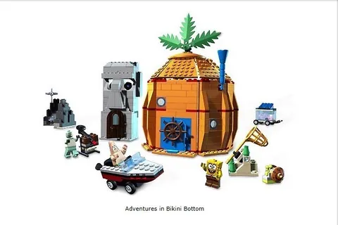 LEGO 3827 SpongeBob Squarepants Adventures in Bikini Bottom (see description)