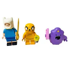 LEGO Adventure Time Finn, Jake & Lumpy Space Princess Minifigure Lot