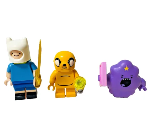 LEGO Adventure Time Finn, Jake & Lumpy Space Princess Minifigure Lot