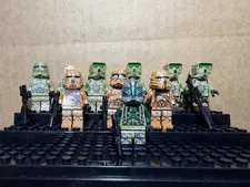 Genuine LEGO LOT OF 10 Kashyyyk + Geonosis Clone Troopers + Commander Gree