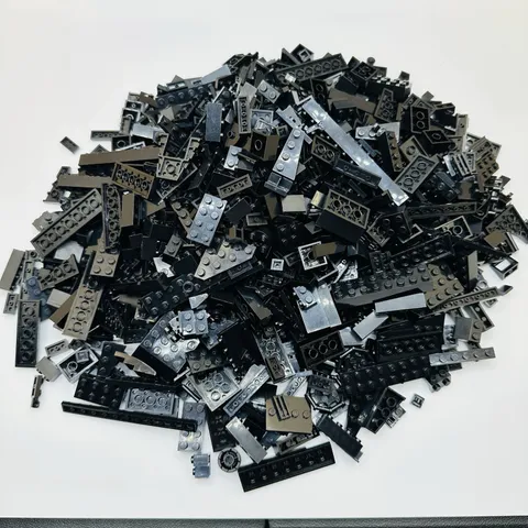 Lego Bulk Lot Black 2 lbs Pounds Bricks Plates Blocks Star Wars Space B2